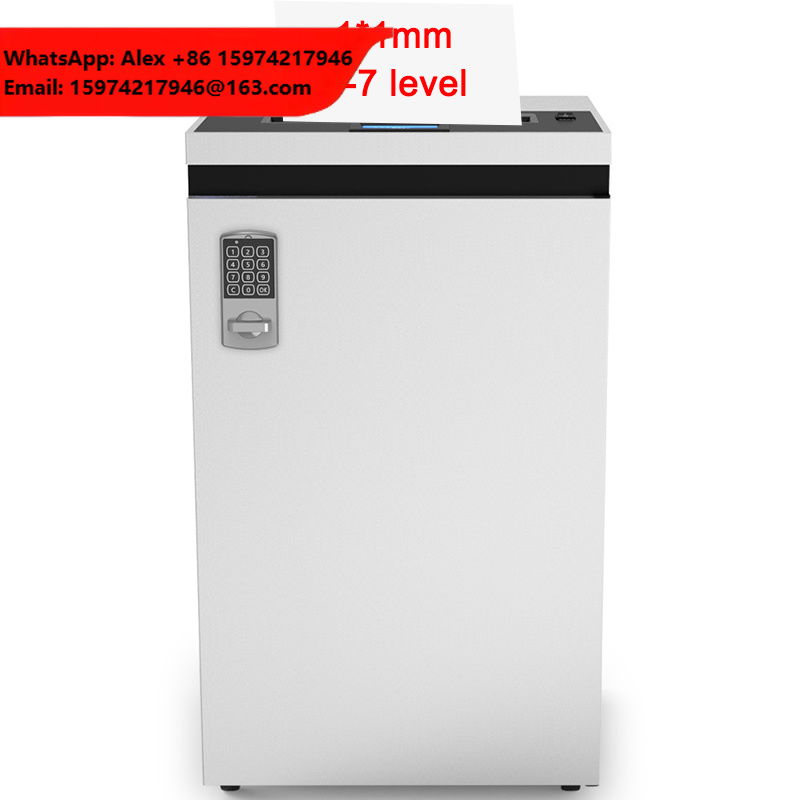 Paper Shredder Micro - Top Security P-7 Niveau 13 Vellen