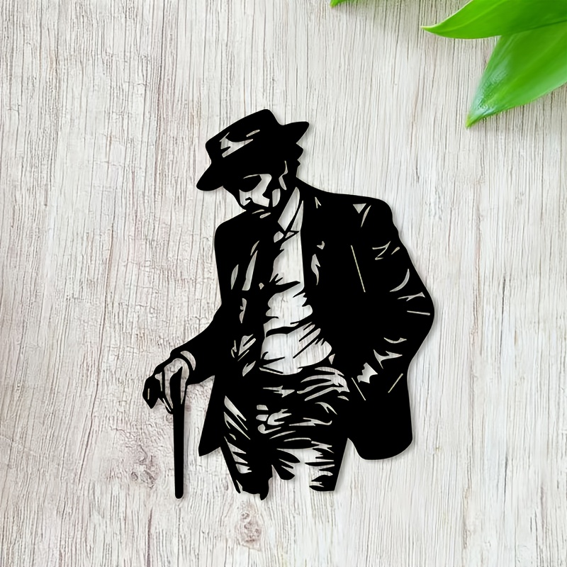 Home Office British - Victoriaanse heer metalen wanddecoratie roestbestendig ijzeren