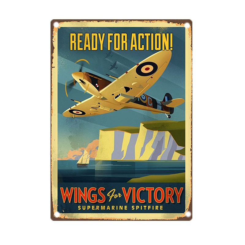 Home Office British - CIFBUY Vintage WWII Britse Spitfire Vliegtuig
