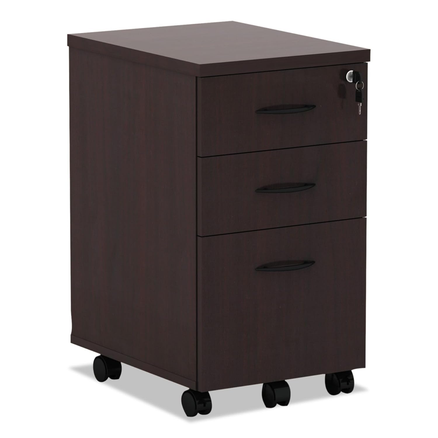 Drawer Pedestal Cabinet - Mobiele archiefkast op voetstuk, 3 laden,