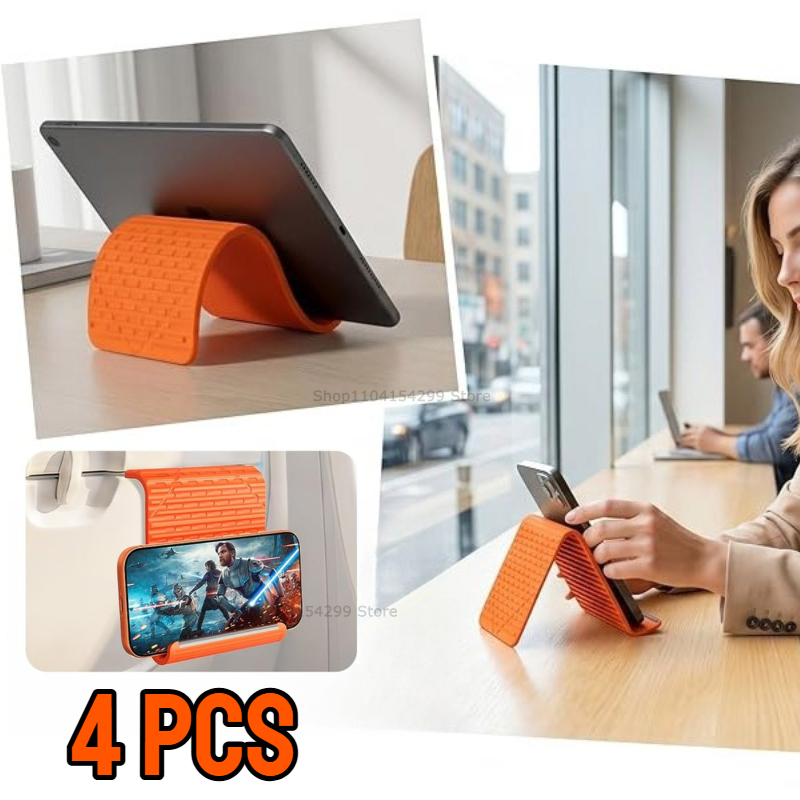 Home Office Desks - Flexibele opvouwbare siliconen telefoonhouder, draagbare verstelbare