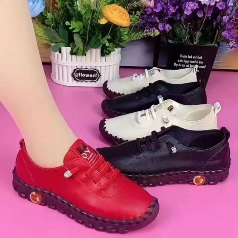 Home Office British - Dames Klassieke Platte Schoenen Zachte PU