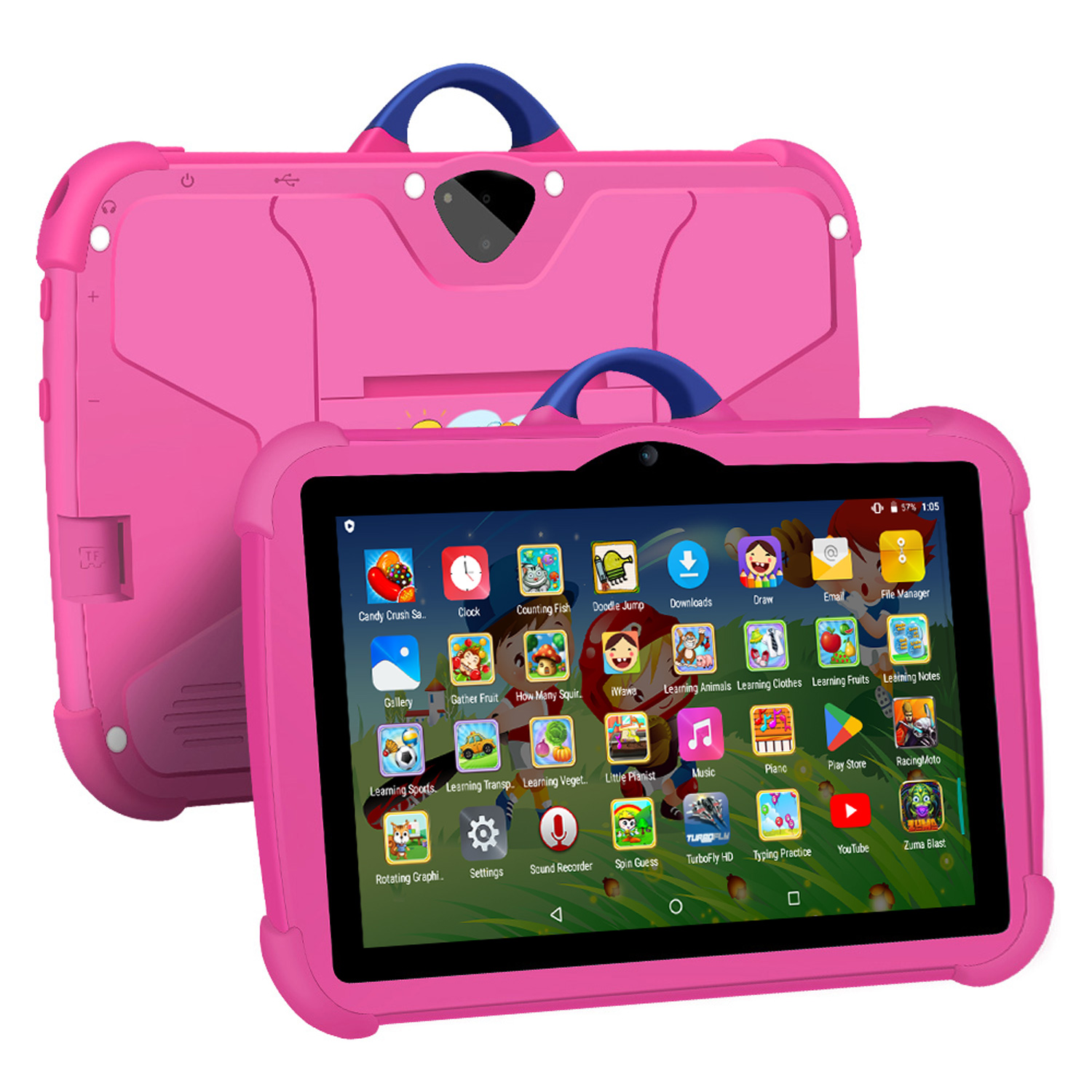 Monitor Arm Dual - Nieuwe Cartoon Patroon Kids Tablet 7