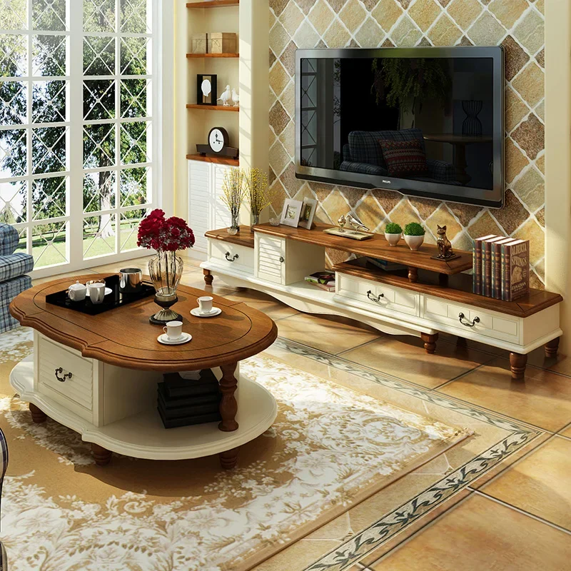 Drawer Pedestal Cabinet - Woonkamerdecoratie Tv-meubel Hoekmeubel Sokkelkast Houten eenvoudige