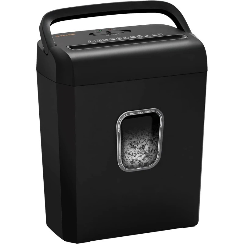 Paper Shredder Micro - Bonsaii 6-bladige micro-gesneden papiervernietiger, P-4 hoge