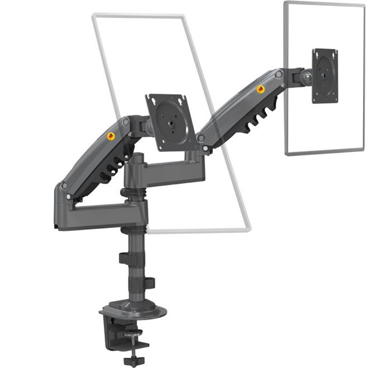 Monitor Arm Dual - NB H180 Dubbele Monitor Bureauhouder Arm