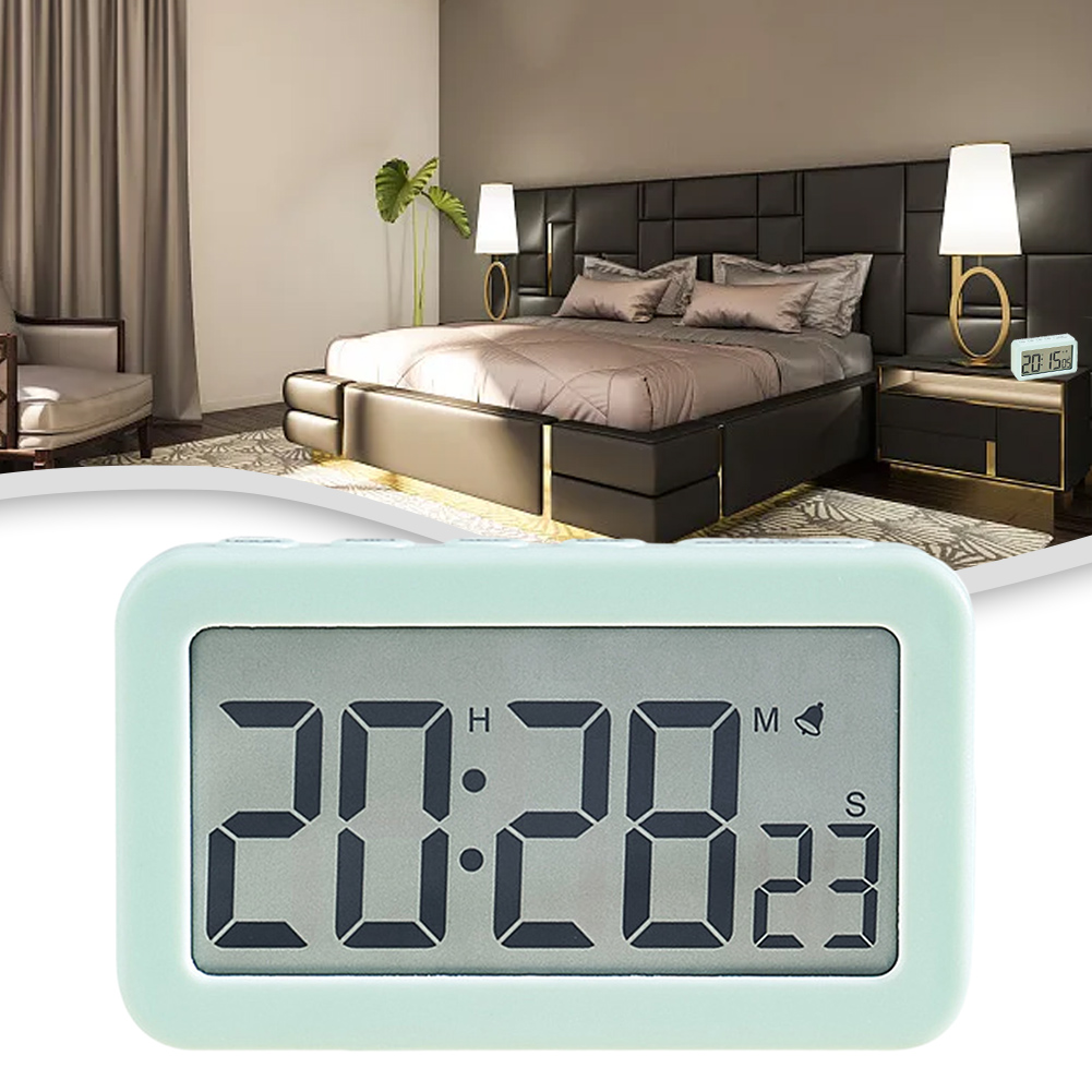 Led Desk Clock - Witte roze lichtgroene LED digitale wekker