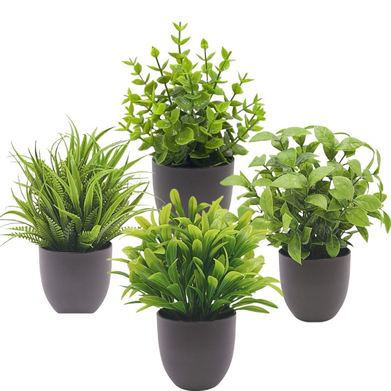 Home Office Simulator - Simulatie Groene Plant Bonsai Grensoverschrijdende Kantoorinterieurdecoratie