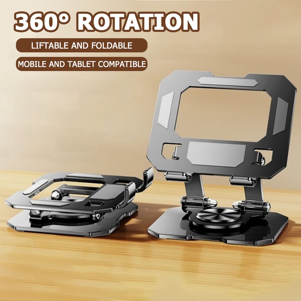 Monitor Arm Dual - 360 graden draaibare tablet- en telefoonstandaard,