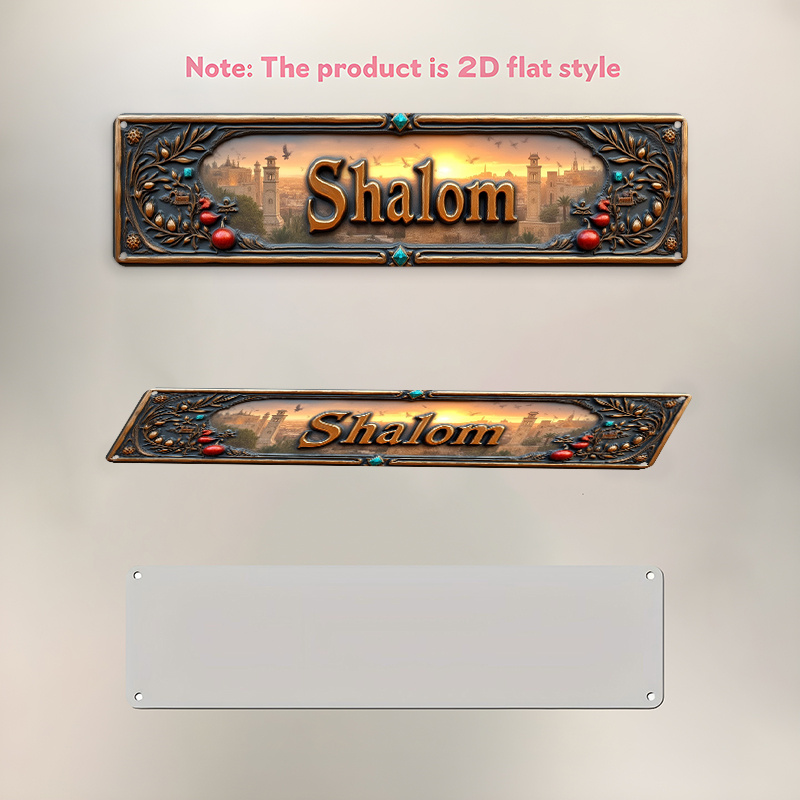 CIFBUY Vintage Shalom Hebreeuw - Home Office Free recensie en prijs