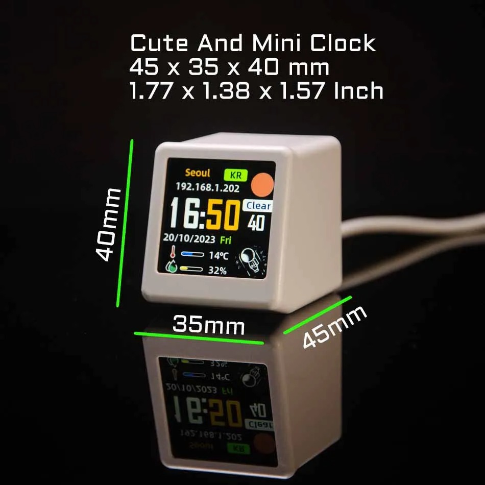 Smart Wifi Weerstation Bureauk - Led Desk Clock recensie en prijs
