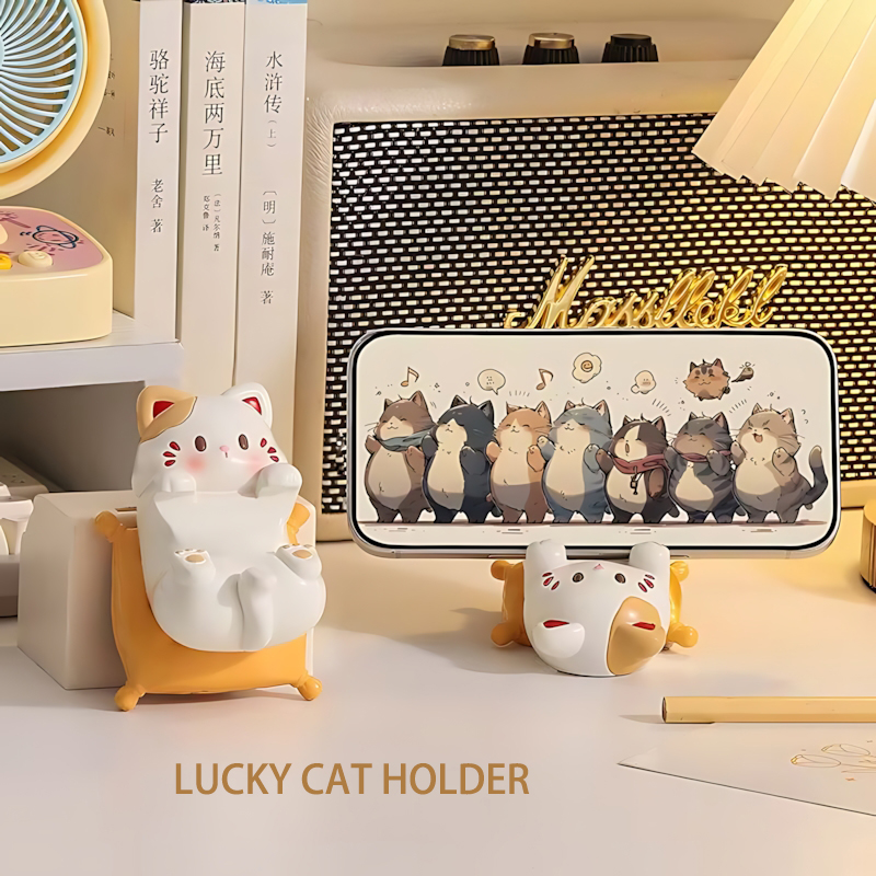 Leuke cartoon kat desktop orna - Home Office Desks recensie en prijs