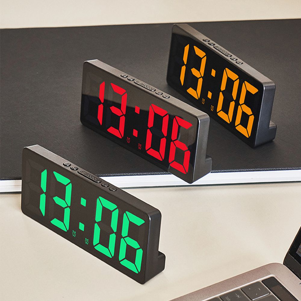 Spraakbesturing Digitale Wekke - Led Desk Clock recensie en prijs