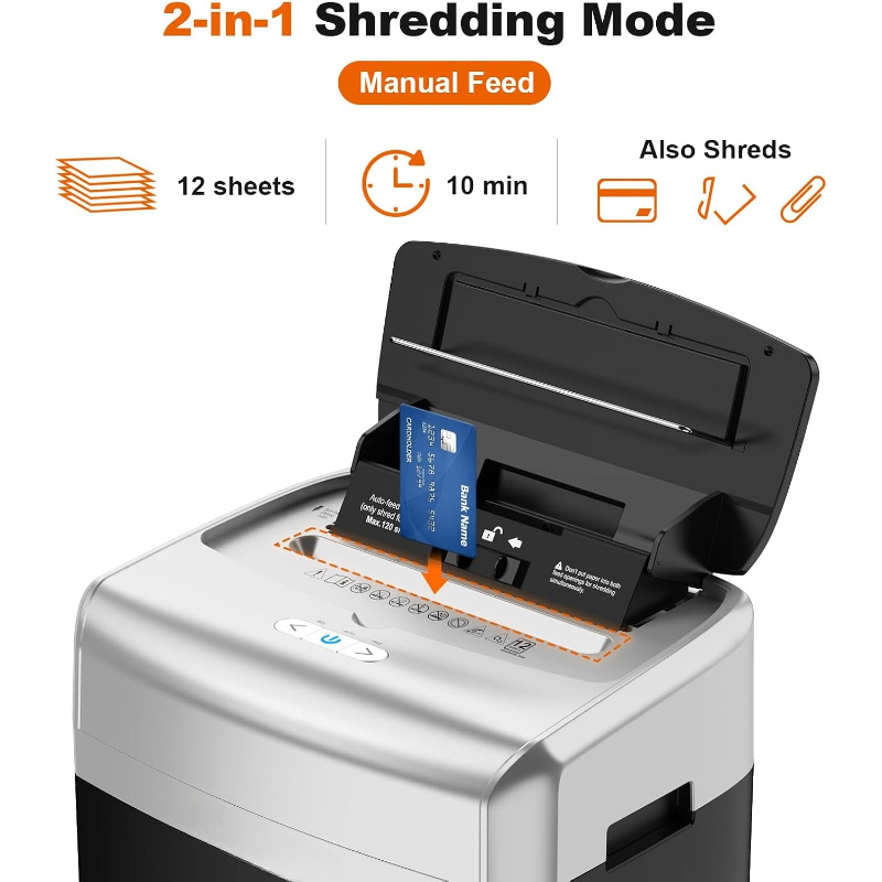 120-vellen automatische invoer - Paper Shredder Micro recensie en prijs