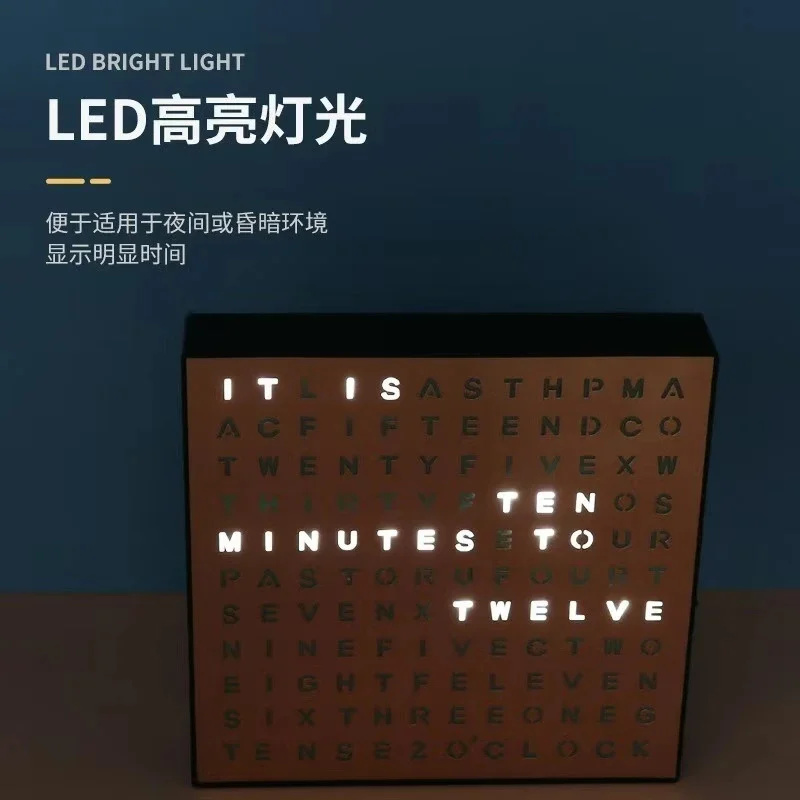 Getimede elektronische lichtba - Led Desk Clock recensie en prijs