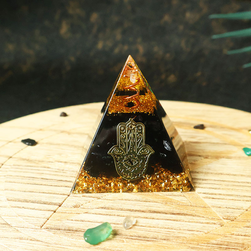 Hamsa Hand Hars Kristal Pirami - Home Office Free recensie en prijs