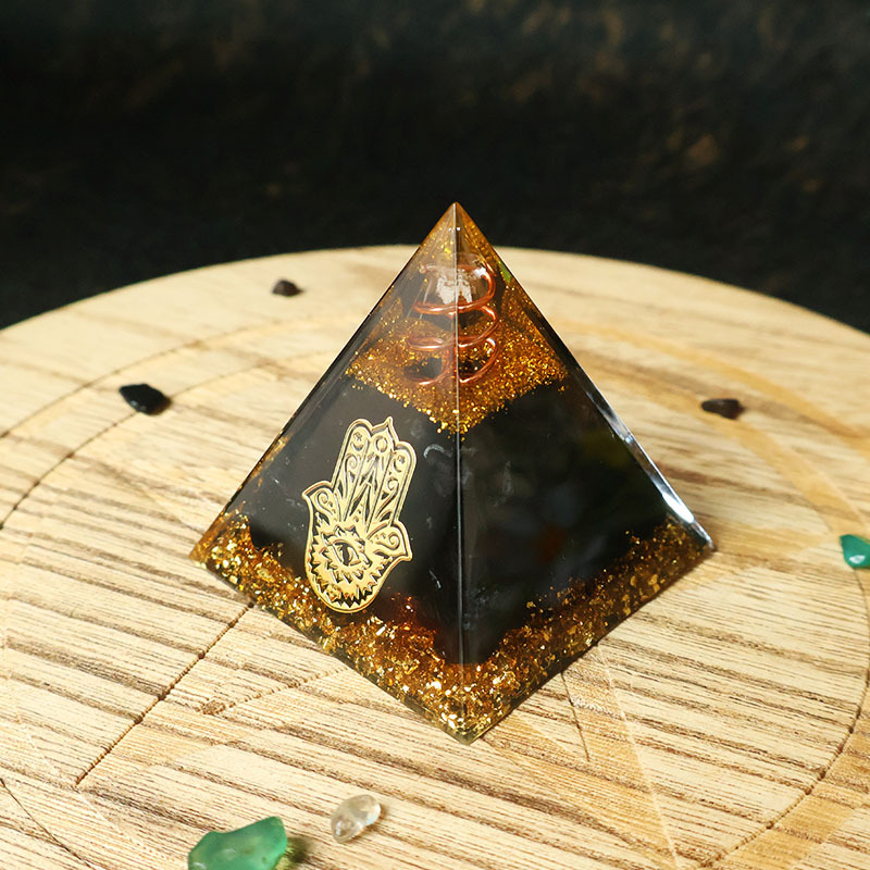Hamsa Hand Hars Kristal Pirami - Home Office Free recensie en prijs