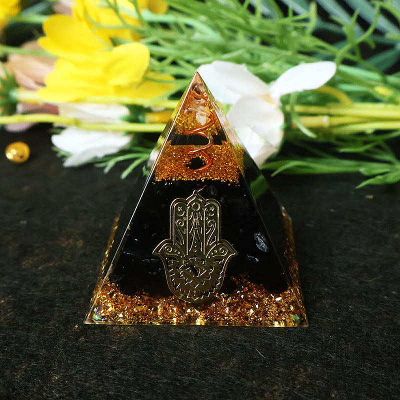 Hamsa Hand Hars Kristal Pirami - Home Office Free recensie en prijs