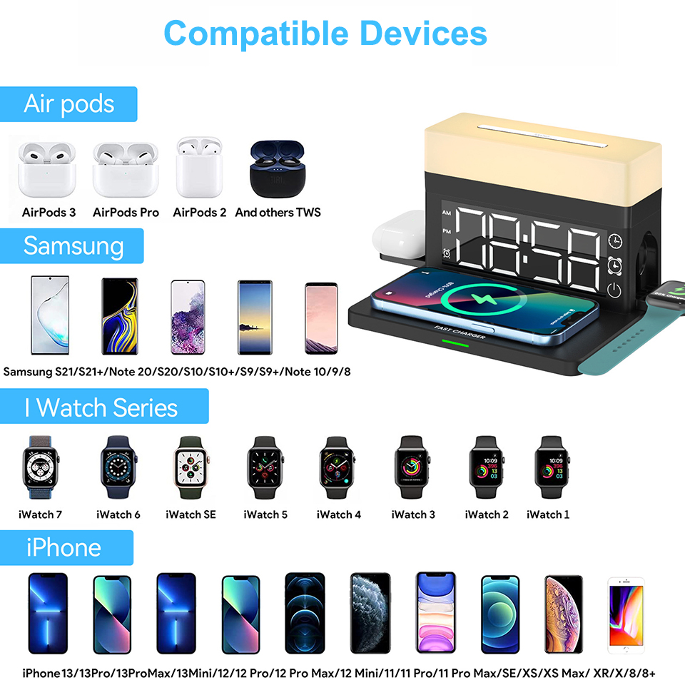 Digitale bureauwekker met 15 W - Led Desk Clock recensie en prijs