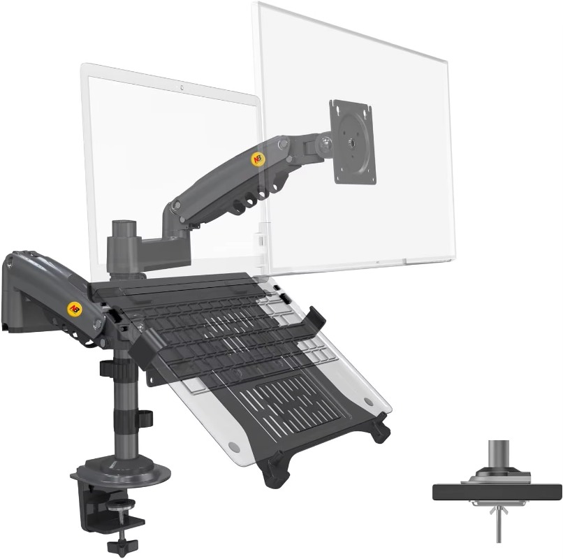Dual Arm 2-in-1 combo-laptopho - Monitor Arm Dual recensie en prijs