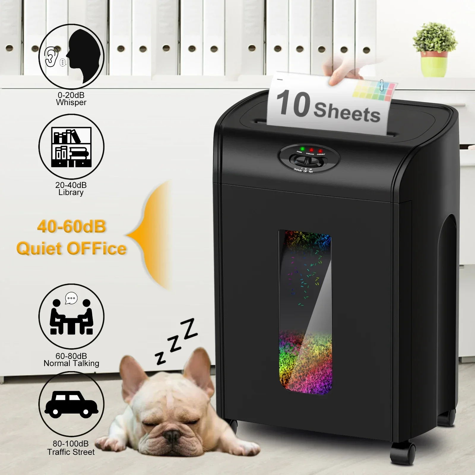 CD290P 10-bladige micro-gesned - Paper Shredder Micro recensie en prijs