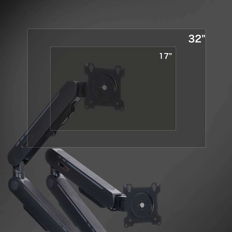 Nieuwe aanwinst gasveer bureau - Monitor Arm Dual recensie en prijs