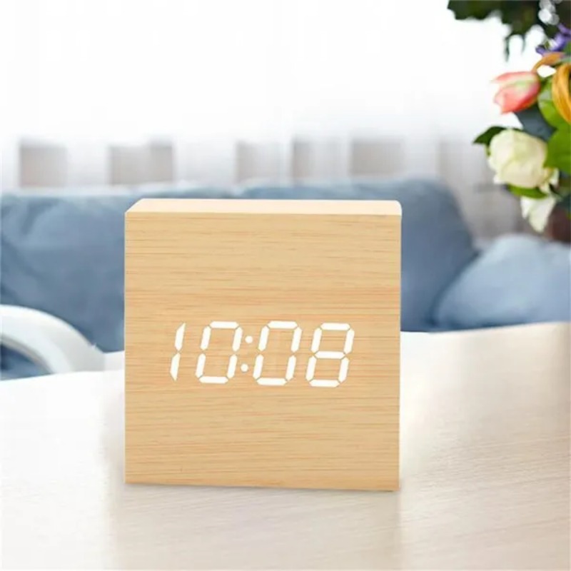 Spraakbesturing Digitale elekt - Led Desk Clock recensie en prijs