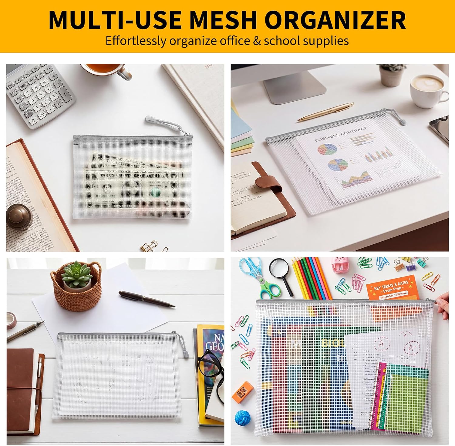 56-pack waterdichte PVC mesh-r - Home Office Bagas recensie en prijs
