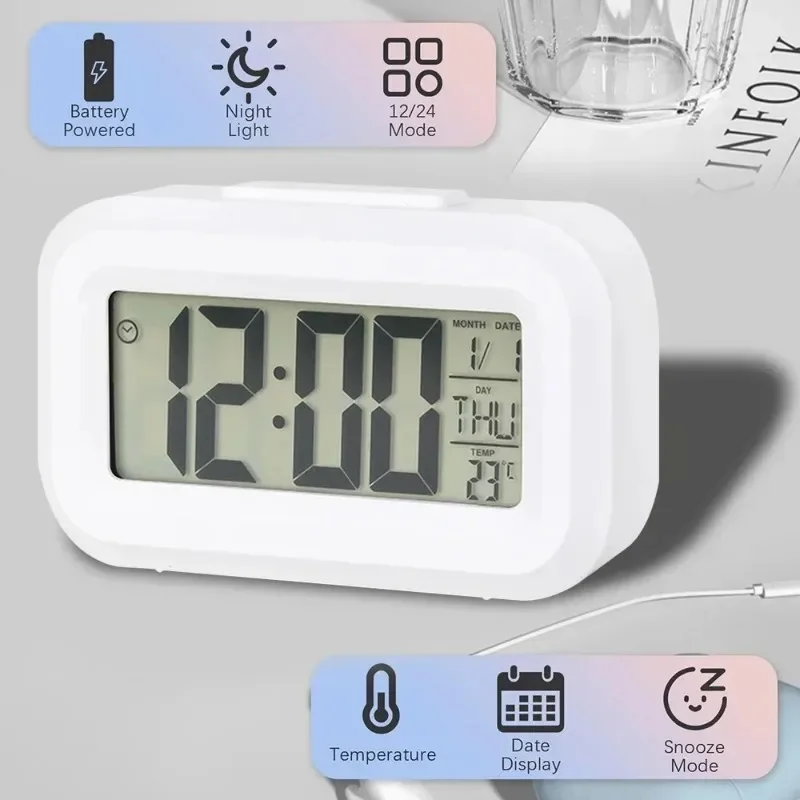 LED Digitale Wekker met Achter - Led Desk Clock recensie en prijs