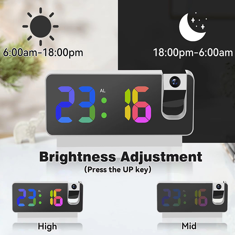 Projectiewekker Bureauklok met - Led Desk Clock recensie en prijs