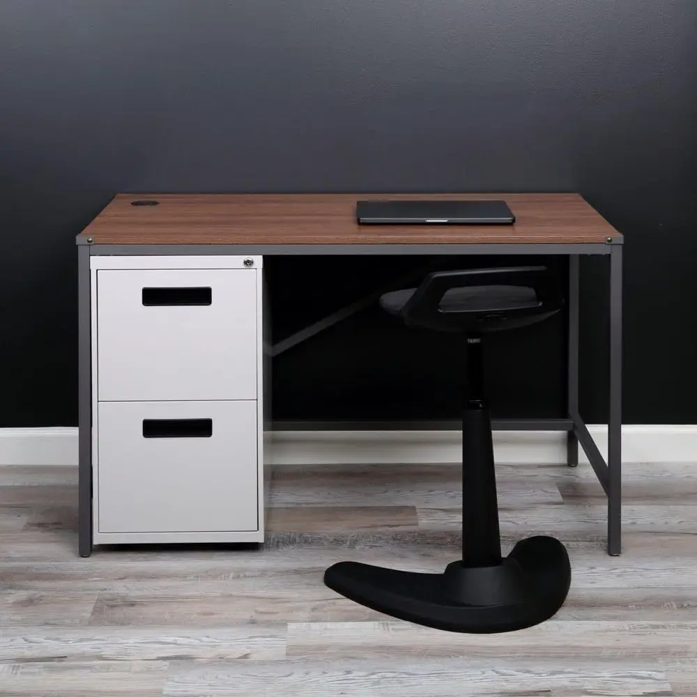 Grijze archiefkast op voetstuk - Drawer Pedestal Cabinet recensie en prijs