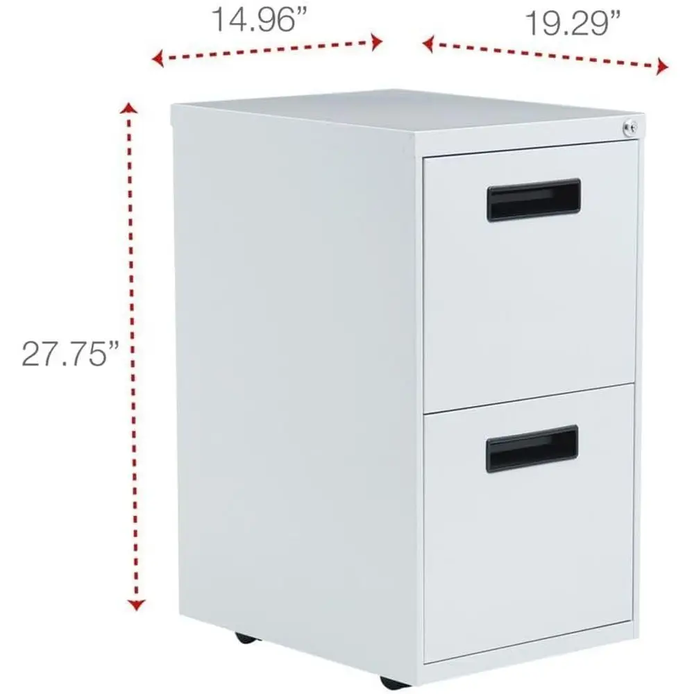 Grijze archiefkast op voetstuk - Drawer Pedestal Cabinet recensie en prijs