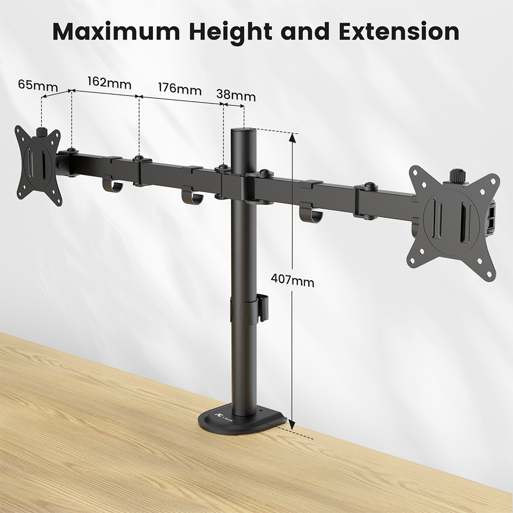 ACGAM MDS-1D dubbele monitorar - Monitor Arm Dual recensie en prijs