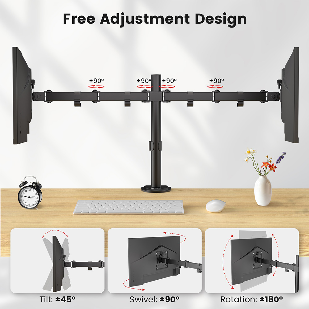 ACGAM MDS-1D dubbele monitorar - Monitor Arm Dual recensie en prijs