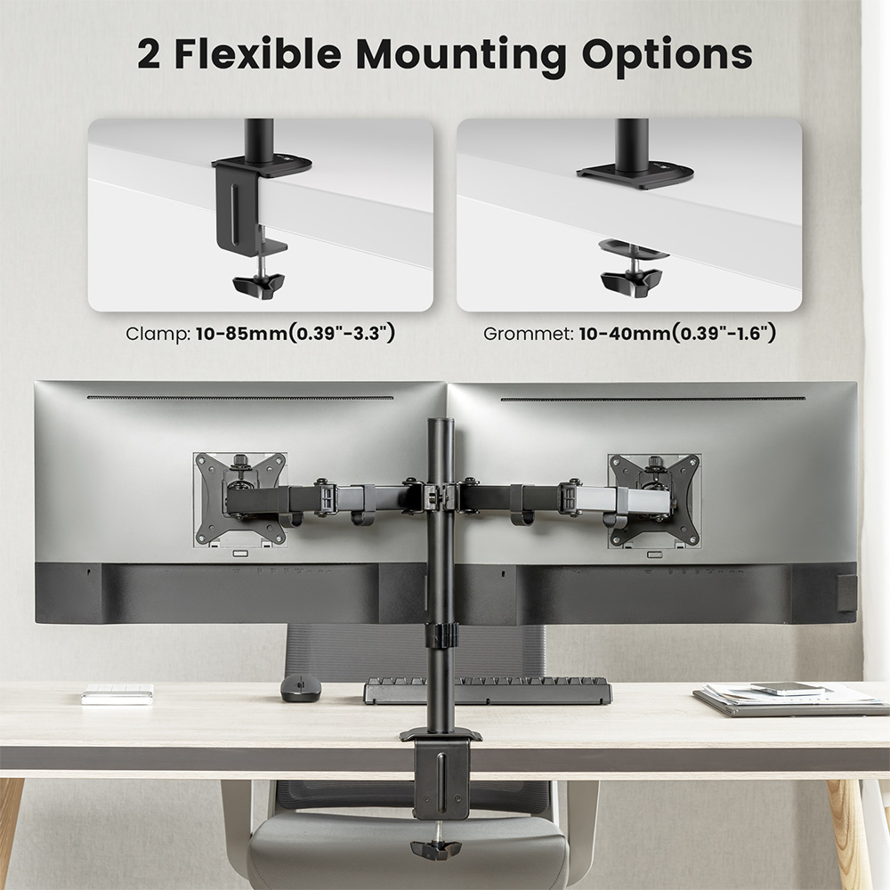ACGAM MDS-1D dubbele monitorar - Monitor Arm Dual recensie en prijs