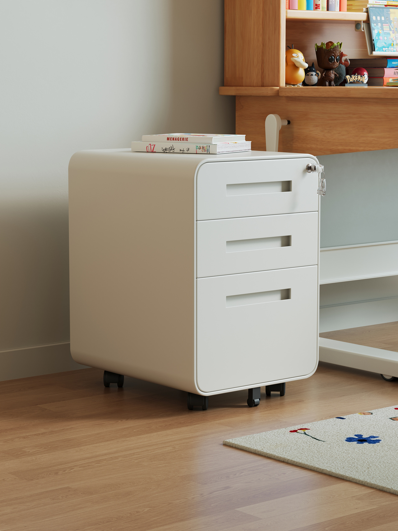 ￥%Moderne, eenvoudige mobiele  - Drawer Pedestal Cabinet recensie en prijs