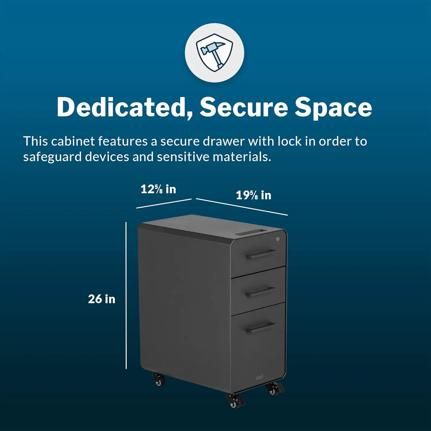 Slanke archiefkast - Kantoorar - Drawer Pedestal Cabinet recensie en prijs