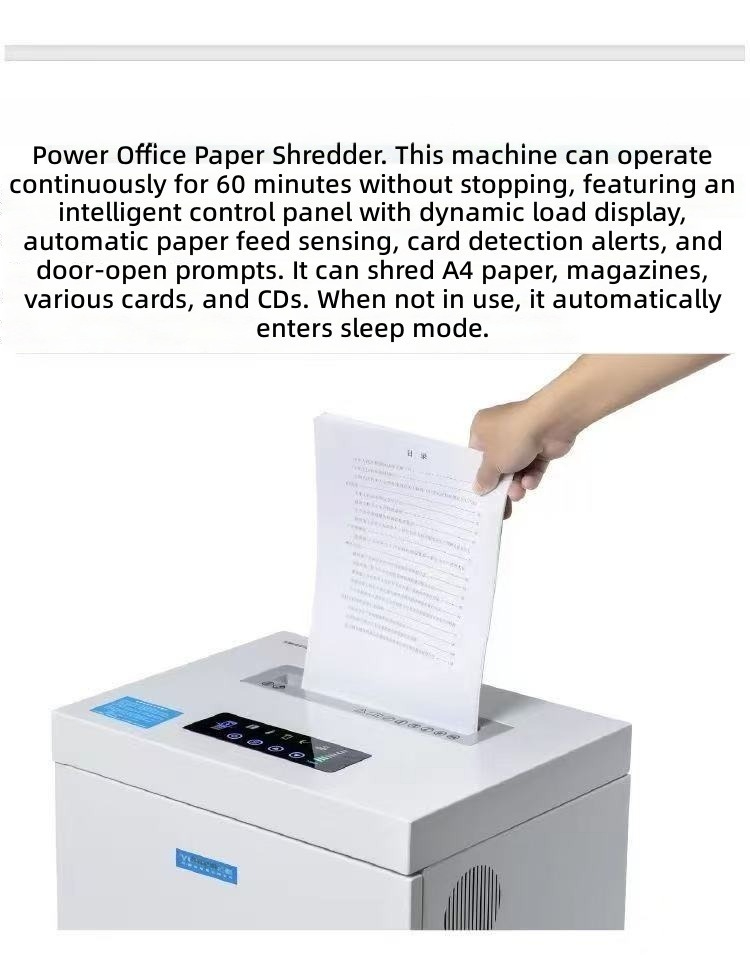 Commerciële zware papierversni - Paper Shredder Micro recensie en prijs