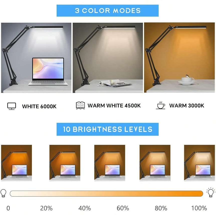 LED-bureaulamp voor thuis, lez - Home Office Desks recensie en prijs