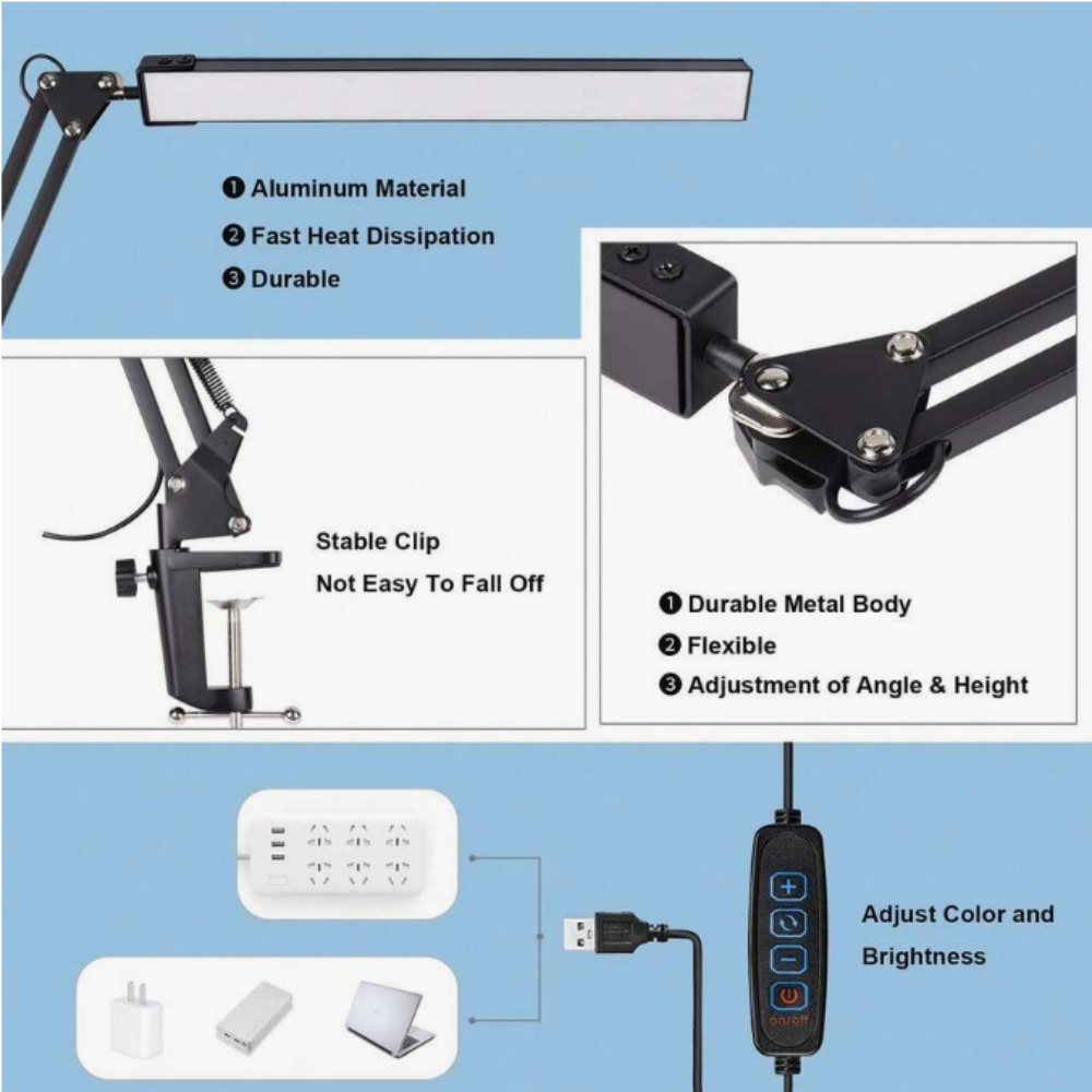 LED-bureaulamp voor thuis, lez - Home Office Desks recensie en prijs
