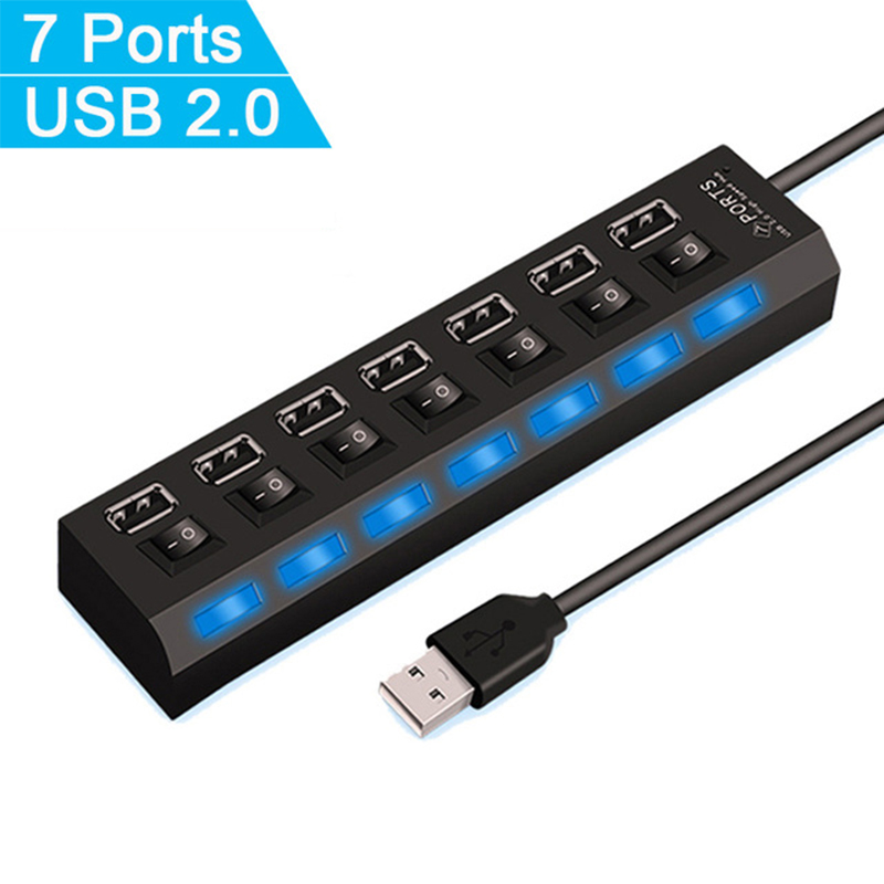 7-poorts USB 2.0 hubsplitter v - Home Office Pc recensie en prijs