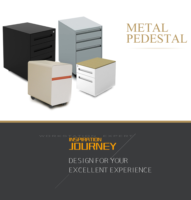 Modern mobiel metalen onderste - Drawer Pedestal Cabinet recensie en prijs