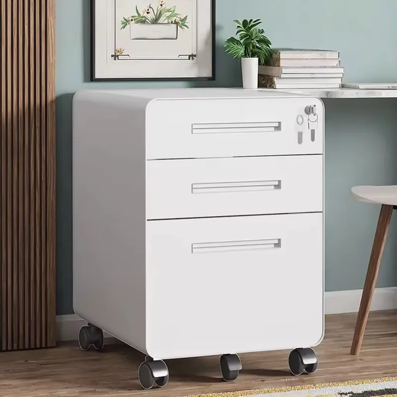 Mobiele ladenkast met 3 laden, - Drawer Pedestal Cabinet recensie en prijs